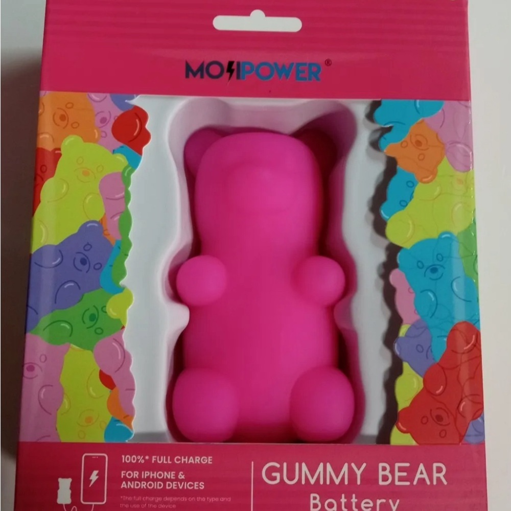 COPY - MOJIPOWER GUMMY BEAR BATTERY POWER BANK FOR IPHONE AND ANDROID DEVICES